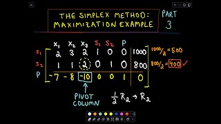 ❖ The Simplex Method  Finding a Maximum  Word Problem Example Part 3 of 5 ❖ [upl. by Mcgraw]