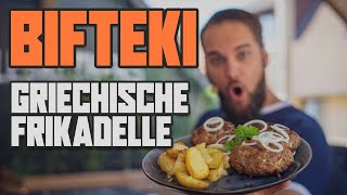 ORIGINAL BIFTEKI  Die griechische Frikadelle vom Grill 🔥🔥 [upl. by Akisej]