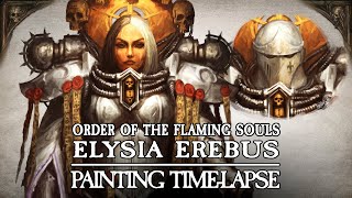 Elysia Erebus Warhammer 40000 Fan Art  Painting timelapse [upl. by Ribaj]