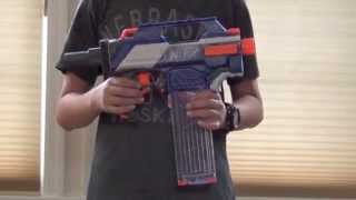 TUTORIAL Minimized Nerf Rapidstrike Rapidstrike Uzi [upl. by Kosey]