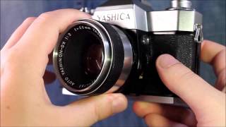 Yashica TL Operating [upl. by Rothstein]