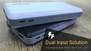 Energizer® Power Bank with Dual Outputs Dual Inputs amp Fast Charge UE18000 [upl. by Adniles]