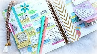 How To Organize and Decorate Your Planner [upl. by Erdda167]