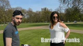 Kissing Prank  GIRLS in LONDON Social Experiment [upl. by Kalbli]