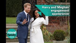 Harry and Meghan make first appearance after engagement announcement [upl. by Kurt107]