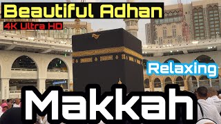 Makkah  Cinematic 4K  Masjid AlHaram  Beautiful Azan in Makkah  Relaxing  ASMR  Makkah Walk [upl. by Odnomor]