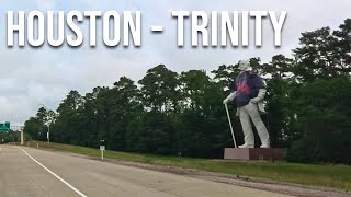 Houston Texas to Trinity Texas Drive with me on a Texas highway [upl. by Anwaf8]