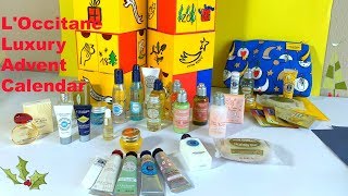 LOccitane Luxury Advent Calendar 2018 unboxing [upl. by Waite484]