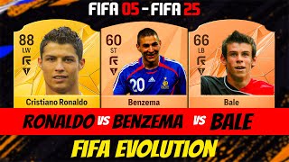 FC25 Ronaldo VS Benzema VS Bale FIFA EVOLUTION EA FC 25 😢💔 FIFA 05  FIFA 25 [upl. by Idaline]