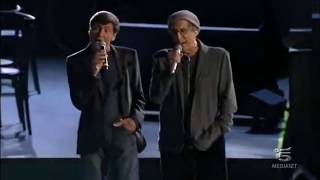 Adriano Celentano e Gianni Morandi La mezza luna Verona 2012 [upl. by Allevon]