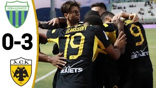 Levadiakos vs AEK Athens 03 All Goals and Extended Highlights [upl. by Arraik]