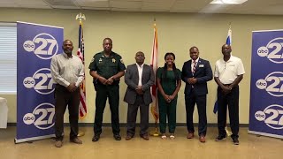 Gadsden County Sheriff candidates gathered to meet and answer neighbors questions about their plans [upl. by Eneg]