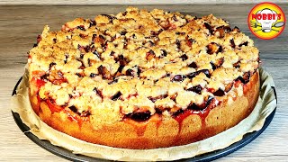 Zwetschgenkuchen aus Hefeteig mit Streusel [upl. by Anuahsal772]