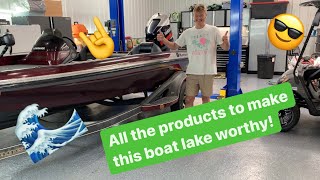 Everything I used to Restore this Ranger 185VX Bass Boat [upl. by Corrianne281]