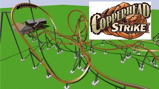 Copperhead Strike Recreation Ultimate Coaster 2 [upl. by Neeka]