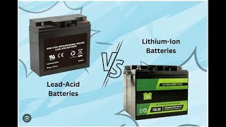 LithiumIon vs Lead Acid Battery How do they compare [upl. by Carnay]