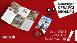 A4 2 Kırım Broşür  Baskı Hazırlama [upl. by Atinit]