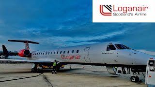 Flight Review Flying on Loganair’s ERJ145 from London Heathrow to Teesside [upl. by Mahtal663]