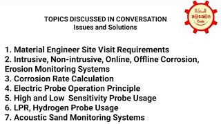 Corrosion Erosion Monitoring Corrosion Rate Calculation Probe Operation Principle Probe Usage [upl. by Julio]