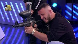 Sfida e Paintball Mozzik amp Getinjo Shiko kush LUAN 3 26 Tetor 2019 Entertainment Show [upl. by Christiano]