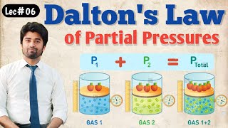 Daltons Law of Partial Pressure  Dalton law Class 11 Chemistry  Dalton law and partial pressures [upl. by Rupert653]