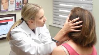 1st Annual Melanoma Awareness Seminar  Amy Fanega PAC Conducting a Skin Cancer Screening [upl. by Iey]