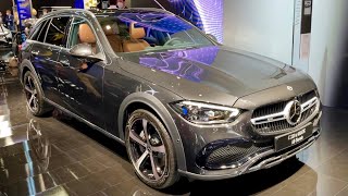 Mercedes CClass ALLTERRAIN 2022  FULL REVIEW exterior interior amp trunk [upl. by Ynalem]