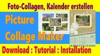 Collagen erstellen mit Software 🔥 Picture Collage Maker Download Test Installation [upl. by Yzdnil567]