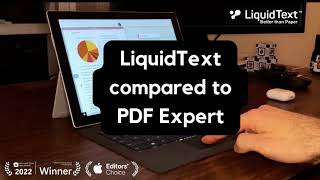 LiquidText vs PDF Expert [upl. by Goodhen]