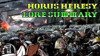 30K Lore The Horus Heresy Lore Breakdown Horus Rising 1 [upl. by Rebmyt471]