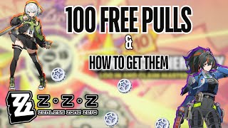 Zenless Zone Zero 100 Free Pulls  How To Get 100 Free Pulls in Zenless Zone Zero [upl. by Blankenship]