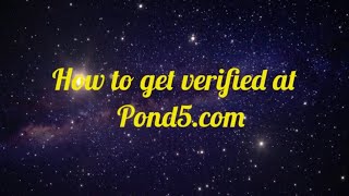 How To Get Verified With Pond 5 You tube Short [upl. by Avrit925]