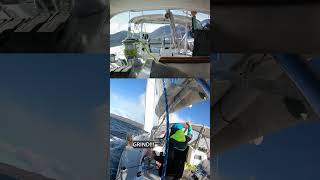 Solo Tacking  Sailing ASMR shorts [upl. by Halpern]