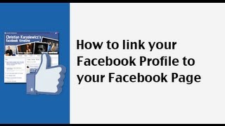 How to link your Facebook Profile and Facebook Page [upl. by Nissensohn]