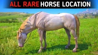 All 14 Rare Horse Locations  RDR2 [upl. by Brathwaite]