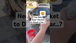 You Only Need 1 Bucket to Detail a CarOr Wash [upl. by Itirahc]