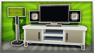 ✔️ Create an ENTERTAINMENT SYSTEM in Minecraft Furntiure Friday [upl. by Milo947]