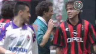 Milan 31 Fiorentina  Campionato 199596 [upl. by Kawai]