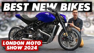 Best New 2024 Bikes From The London Motorcycle Show [upl. by Aihsiek]