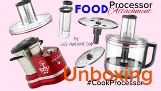 KitchenAid cook processor ARTISAN  Unboxing the FOOD PROCESSOR ATTACHMENT KIT [upl. by Milewski]