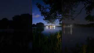 East Kilbride Heritage Loch at Dusk eastkilbride ek dusk nightsky castle loch scottishtown [upl. by Dix]