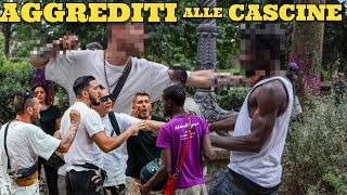 Aggrediti alle Cascine di Firenze violenti contro Cicalone e Faraoni [upl. by Stephania]