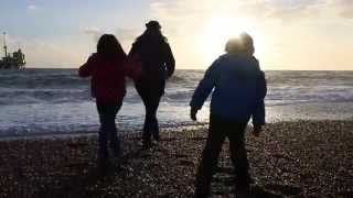 Soaking on Brighton Beach United Kingdom [upl. by Sivraj]