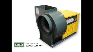 Used 3000 CFM  3quot SP New York Blower General Purpose 5HP Fan NYB 152 PLR [upl. by Geoffry]