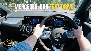 Mercedes EQA POV Drive  Watford to Hendon 062MPH 250 AMG Line [upl. by Knowlton878]