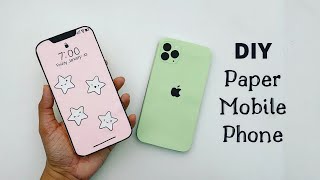 How To Make Paper iPhone  Paper Craft  Paper Mobile Phone  1 minute video  shorts [upl. by Erbas]