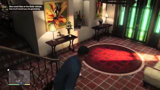 GTA 5 Robar el coche de una casa desde el garaje Grand Theft Auto 5 [upl. by Eblehs844]