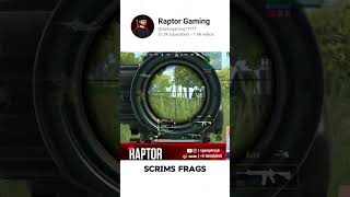 IGL Raptor INSANE Frags in BGMI shorts viral bgmi [upl. by Dustman150]