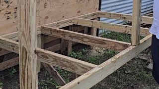 watch how we built a chicken coop using just what we had available [upl. by Shargel16]