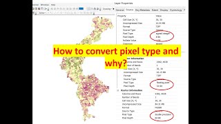 How to convert Double precision to Floating point or Integer in ArcMap  convert raster data types [upl. by Alaric552]